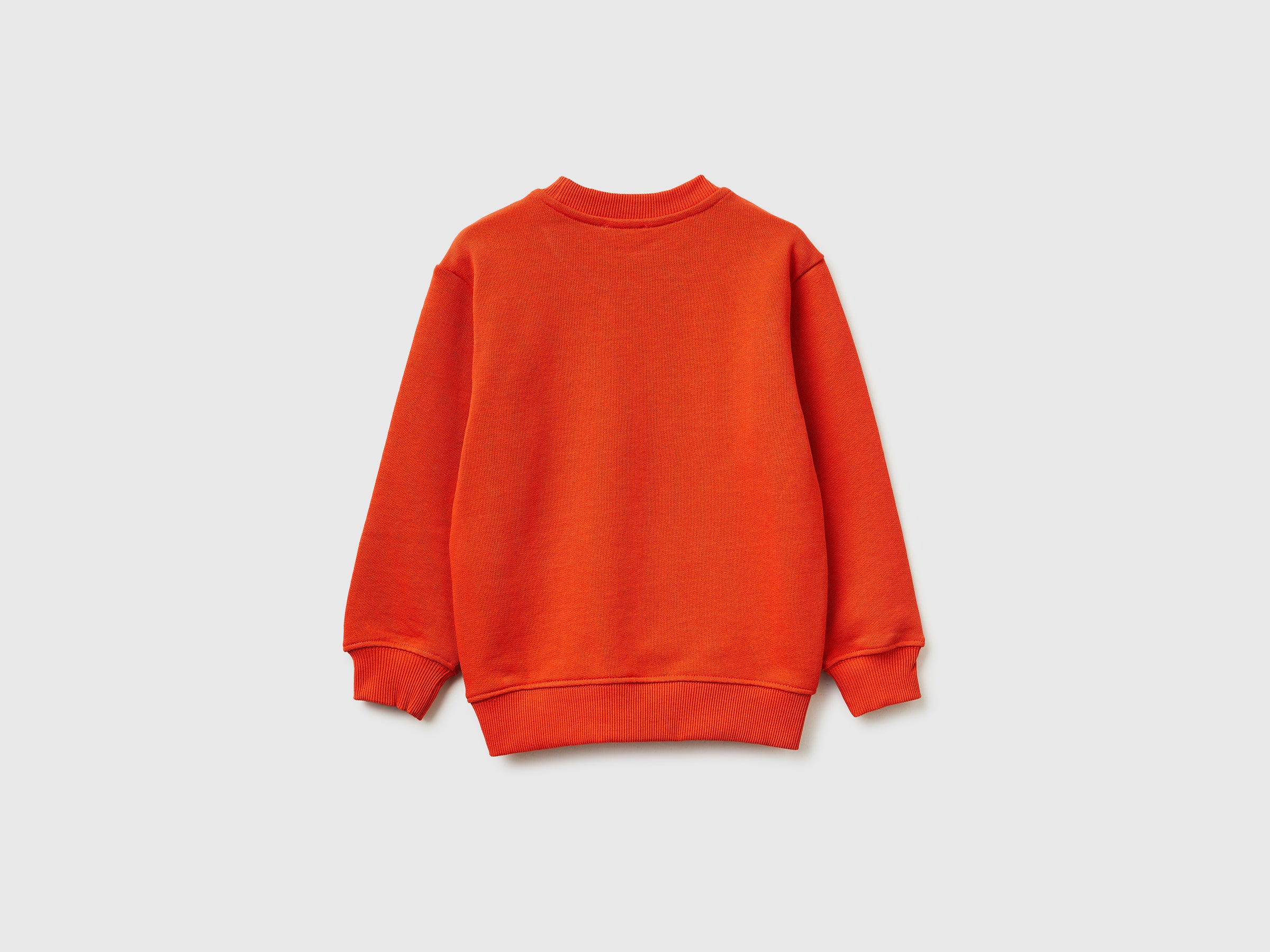 Organic cotton sweatshirt with logo print - ucb_image_BS