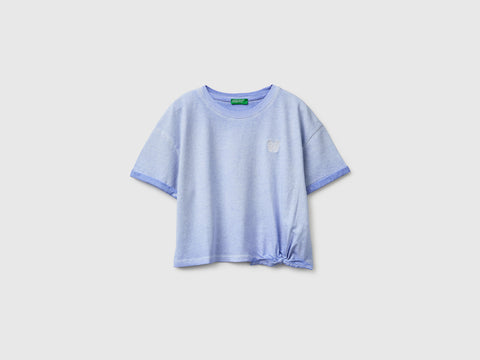 T-shirt com estampa e nó - ucb_image_FS