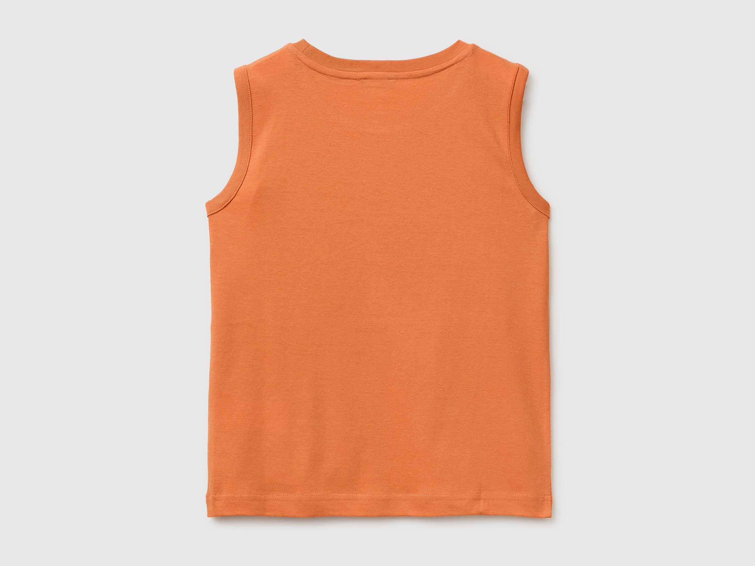 Organic cotton tank top with logo print - ucb_image_BS