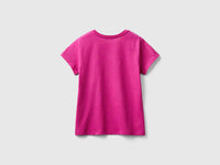 T-shirt com logótipo glitter em algodão orgânico - ucb_image_BS