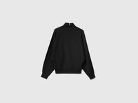 Camisola de gola alta com manga em forma de asa de morcego - ucb_image_BS