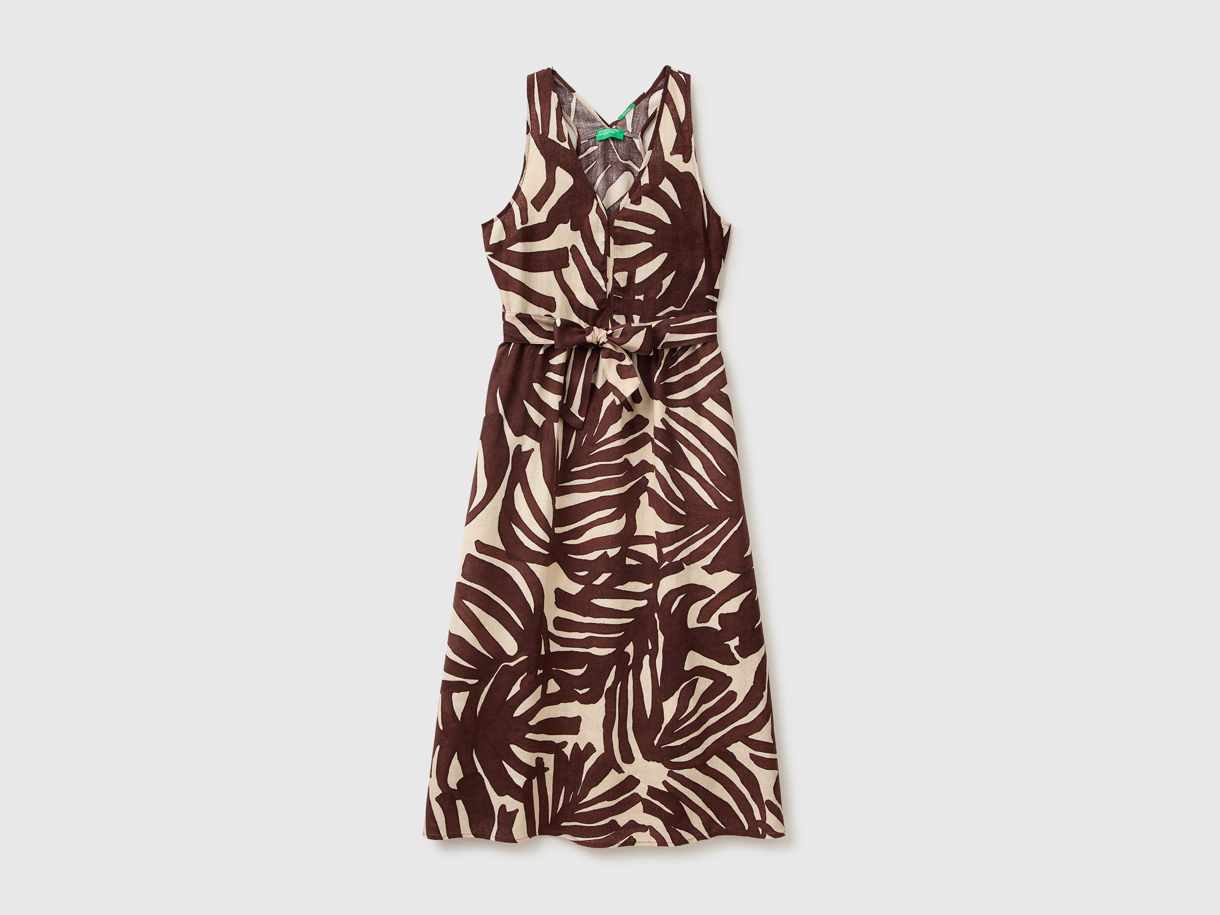 Printed dress in pure linen - ucb_image_FS