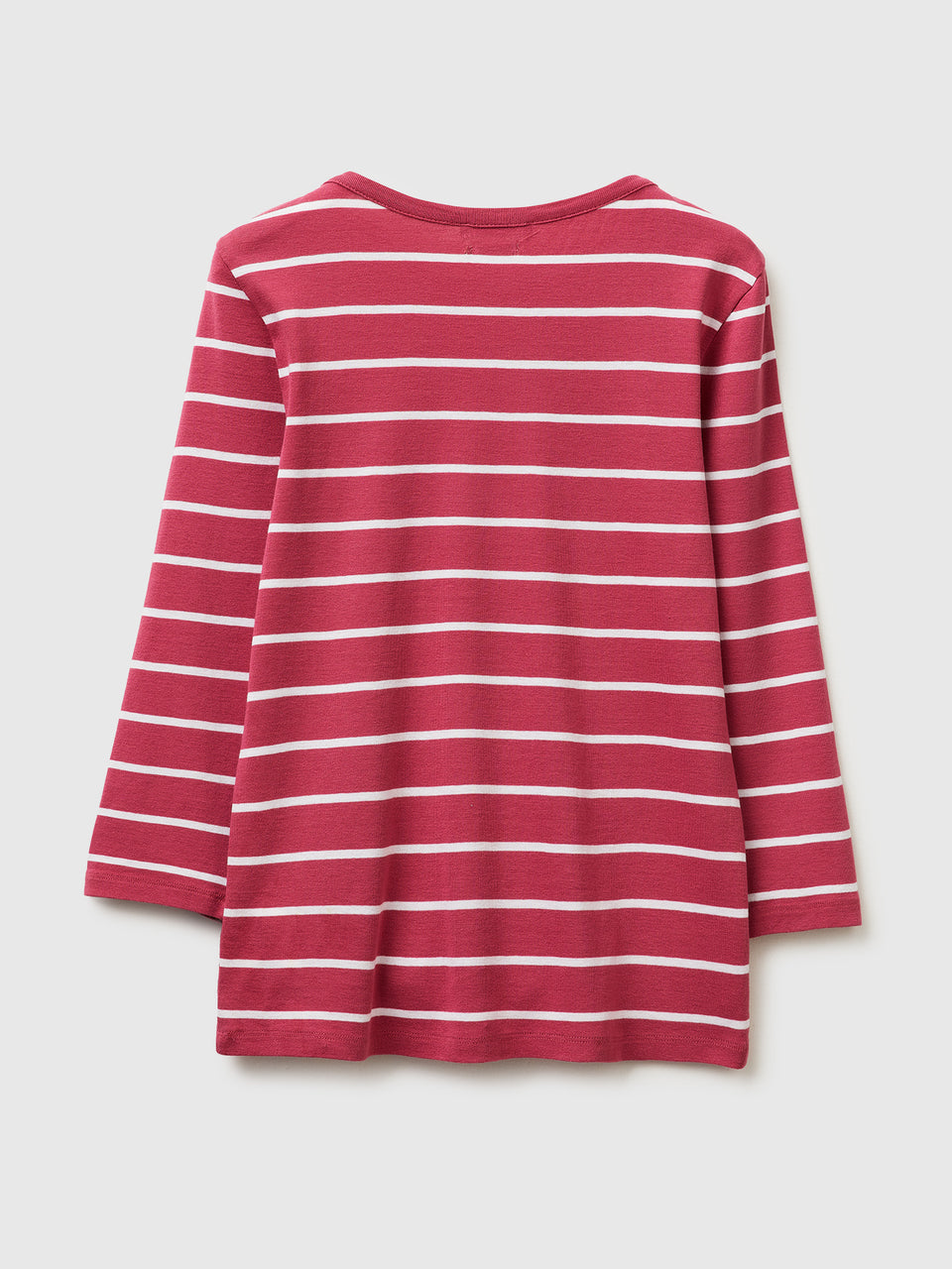 T-shirt às riscas com decote à barco - ucb_image_BS