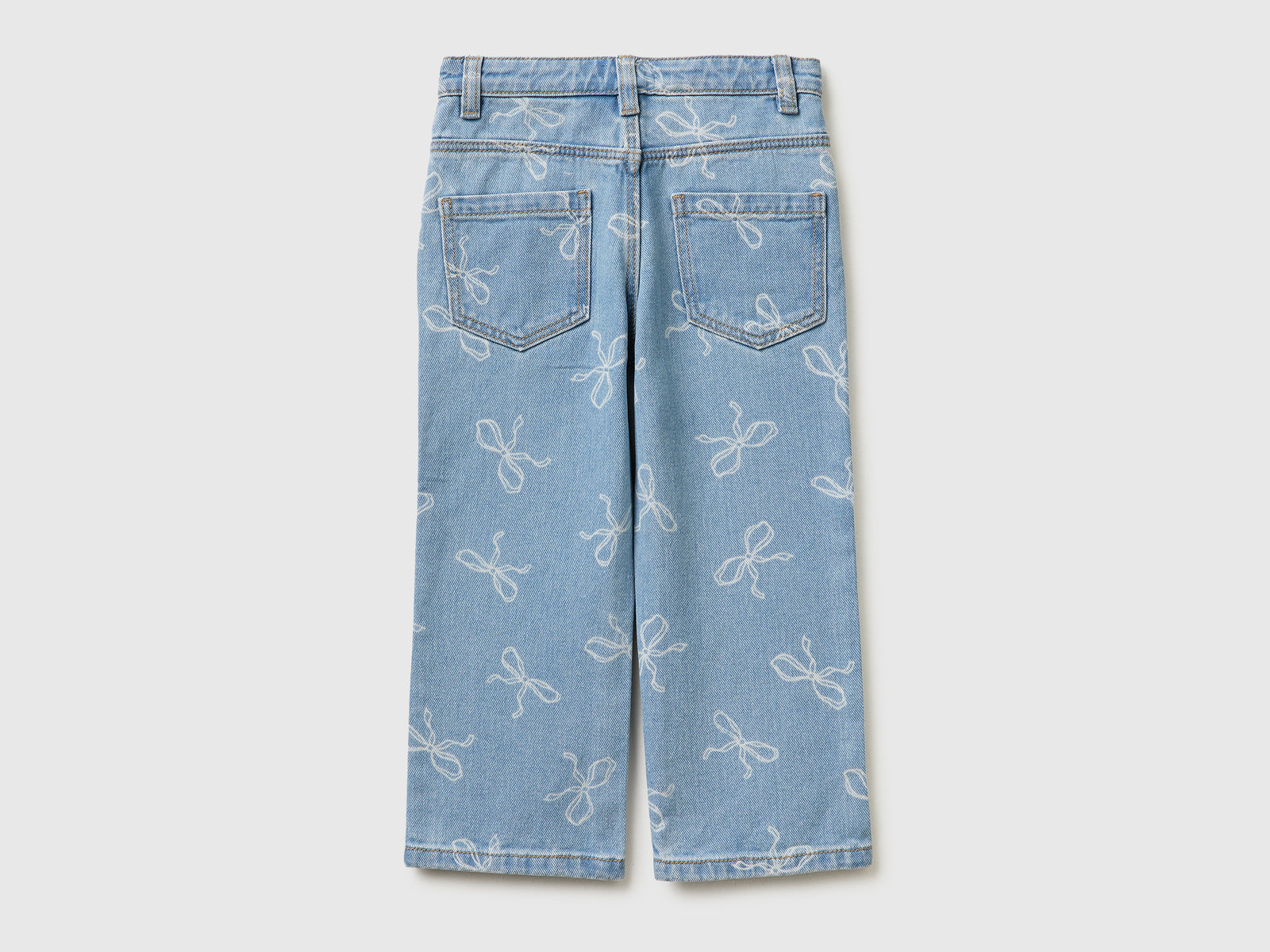 Slim fit jeans with bow print - ucb_image_BS