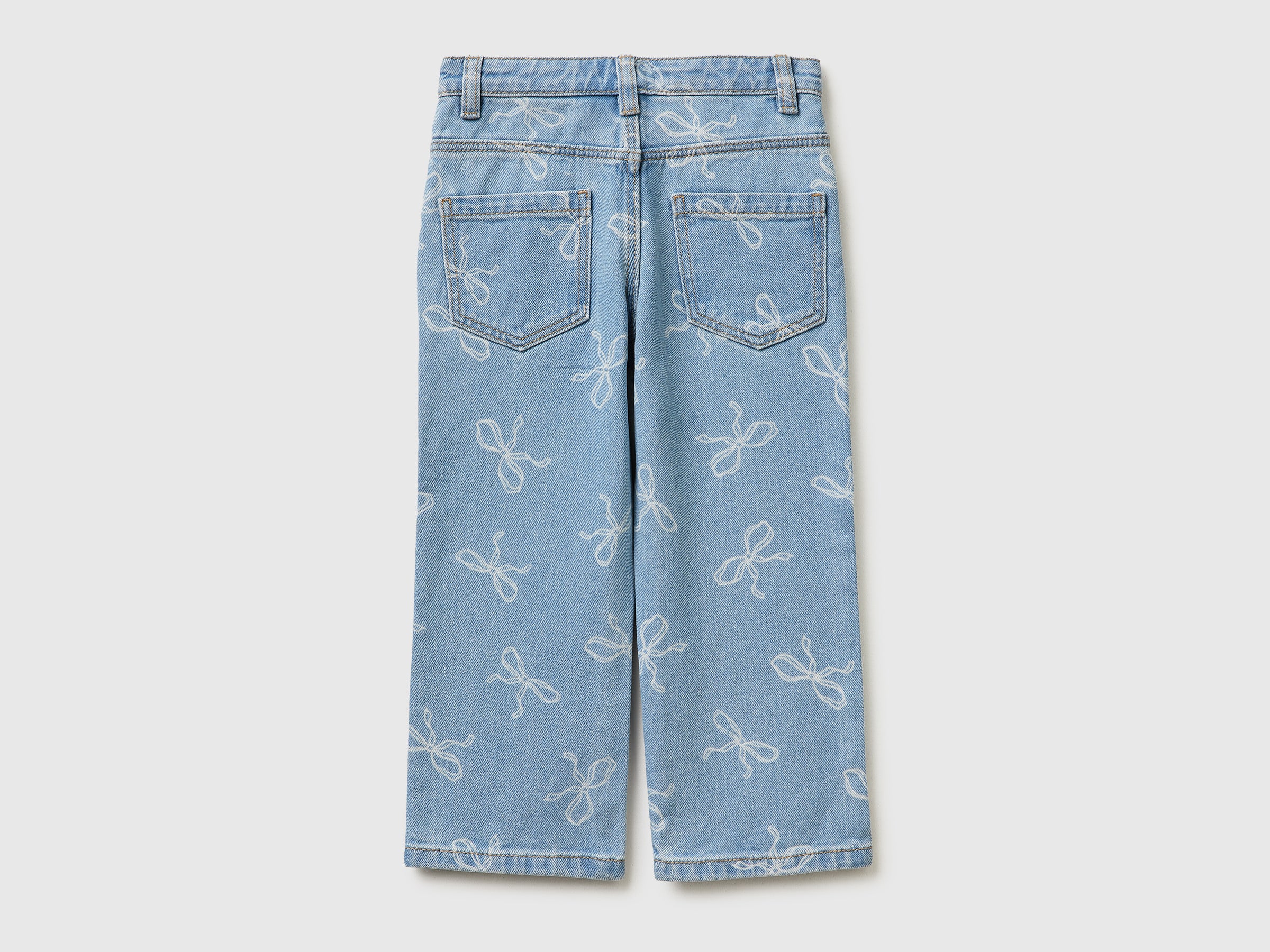 Slim fit jeans with bow print - ucb_image_BS