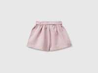 Linen blend shorts with sash - ucb_image_BS