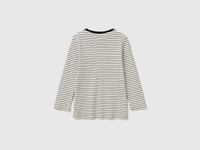 Striped t-shirt with boat neck - ucb_image_BS