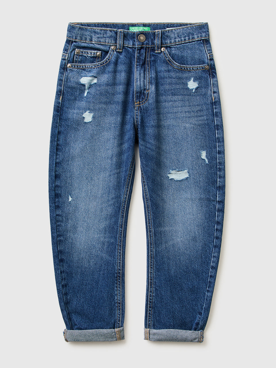 Jeans carrot fit com rasgos - ucb_image_FS