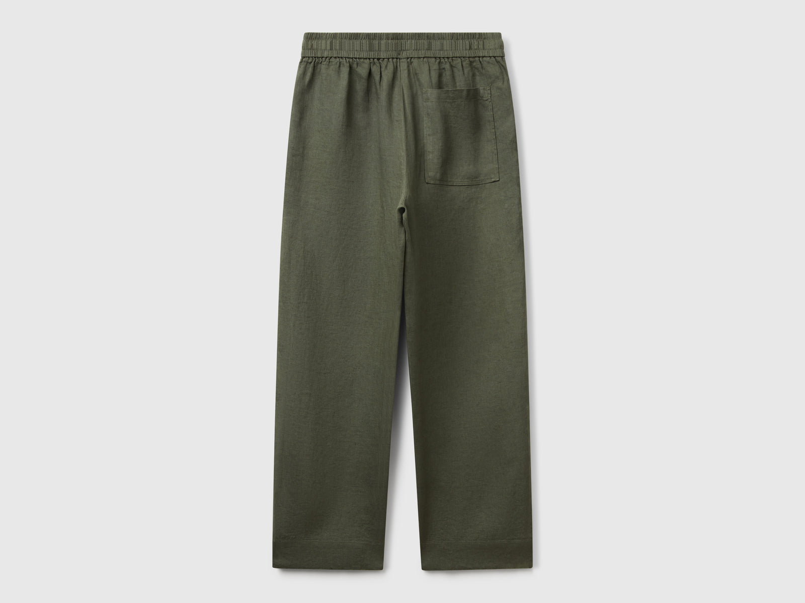 Trousers in pure linen with elastic - ucb_image_BS