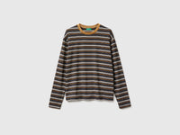 T-shirt às riscas com gola lurex - ucb_image_FS