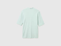 T-shirt slim fit em algodão de fibra longa - ucb_image_BS
