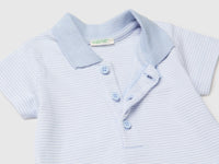 Polo onesie in stretch cotton - ucb_image_DS1