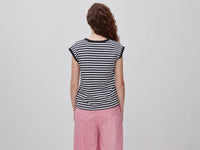 T-shirt sem mangas às riscas - ucb_image_B