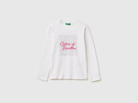 T-shirt with glittery logo in organic cotton - ucb_image_FS