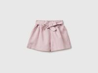 Linen blend shorts with sash - ucb_image_FS