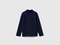 T-shirt de gola alta em algodão quente stretch - ucb_image_BS
