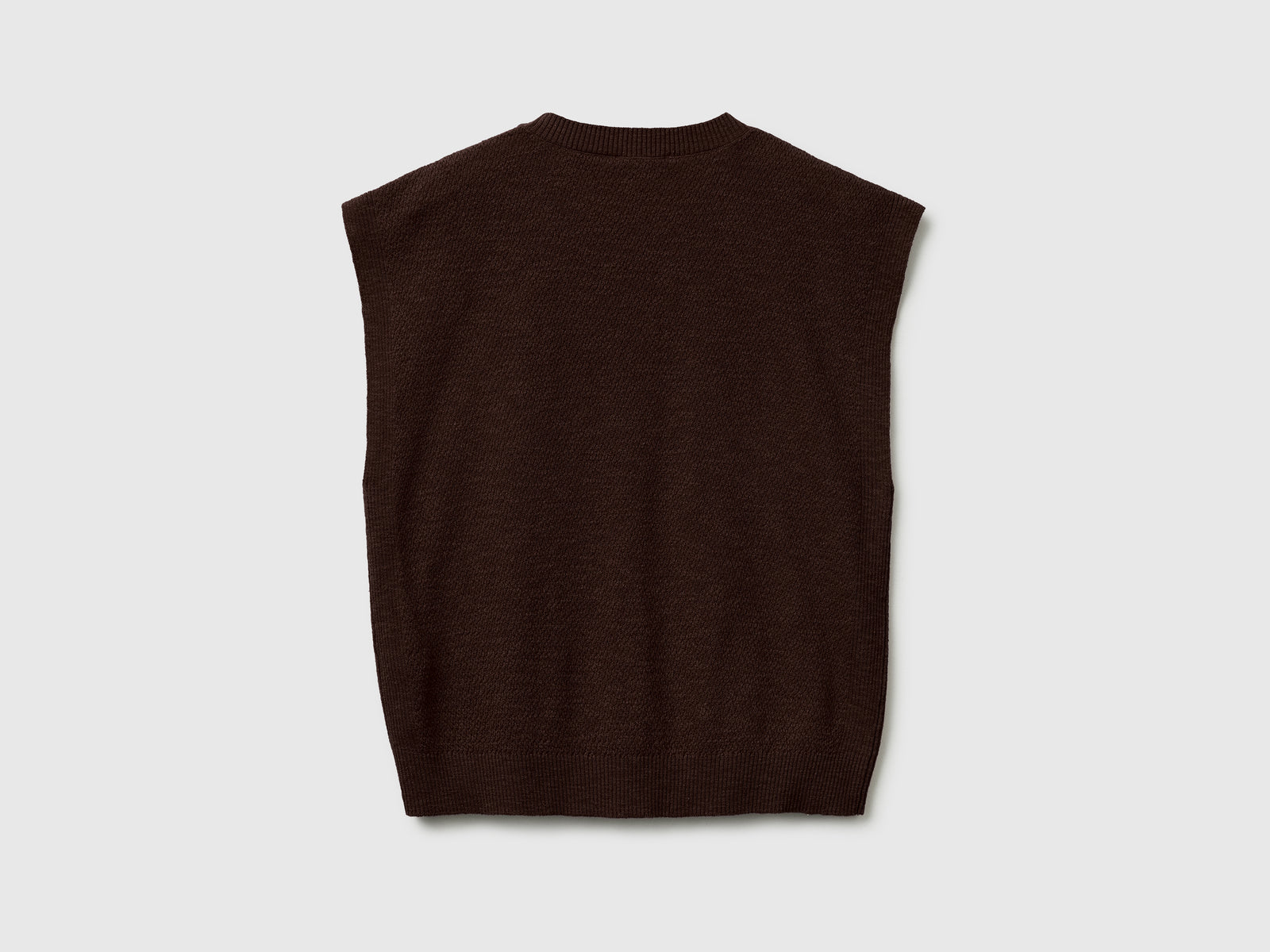 Sleeveless linen blend sweater - ucb_image_BS
