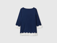 Camisola fluida com detalhes em renda - ucb_image_BS