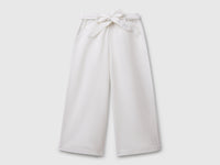 Linen blend trousers with sash - ucb_image_FS