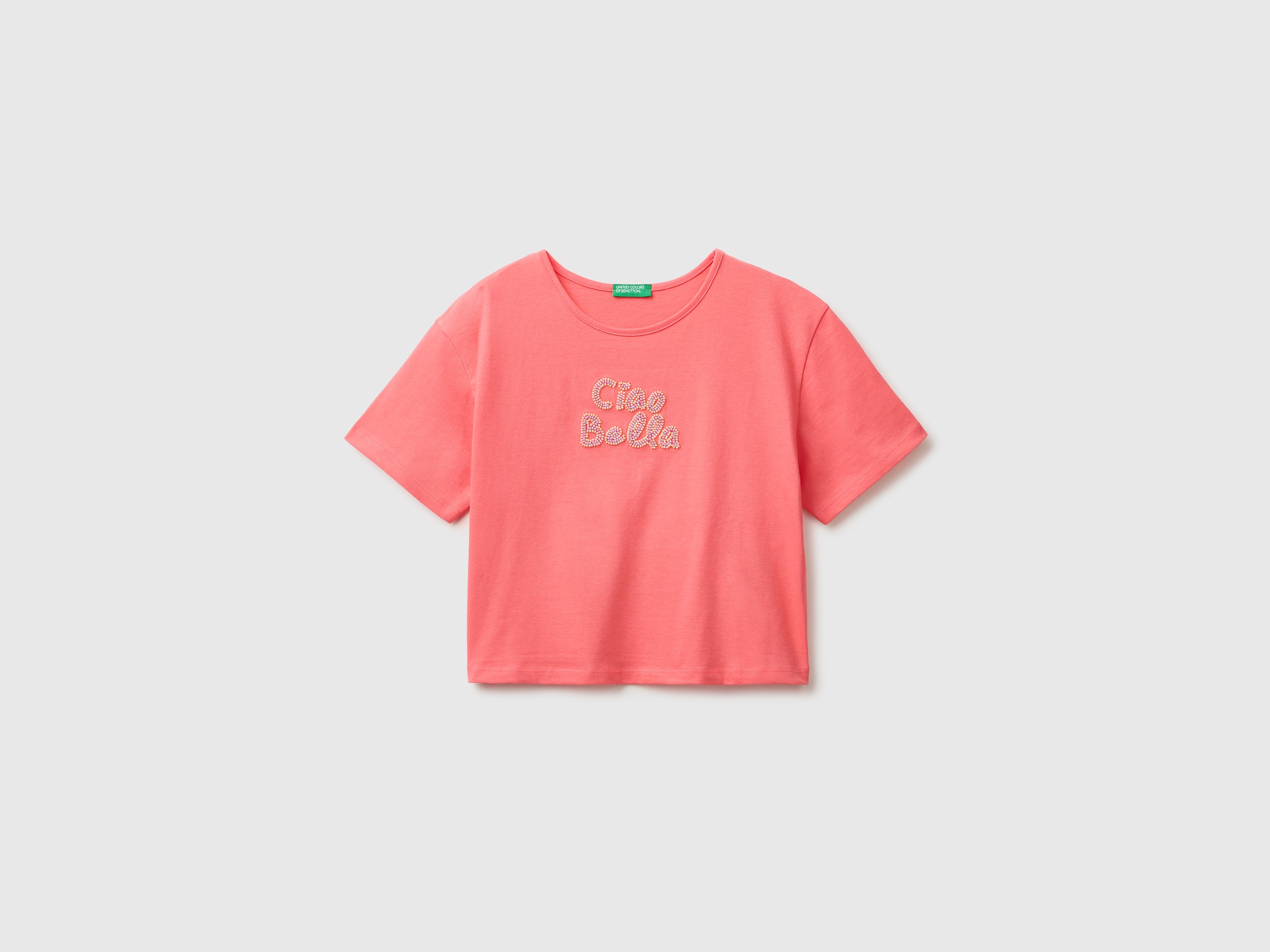 T-shirt with print and beads - ucb_image_FS