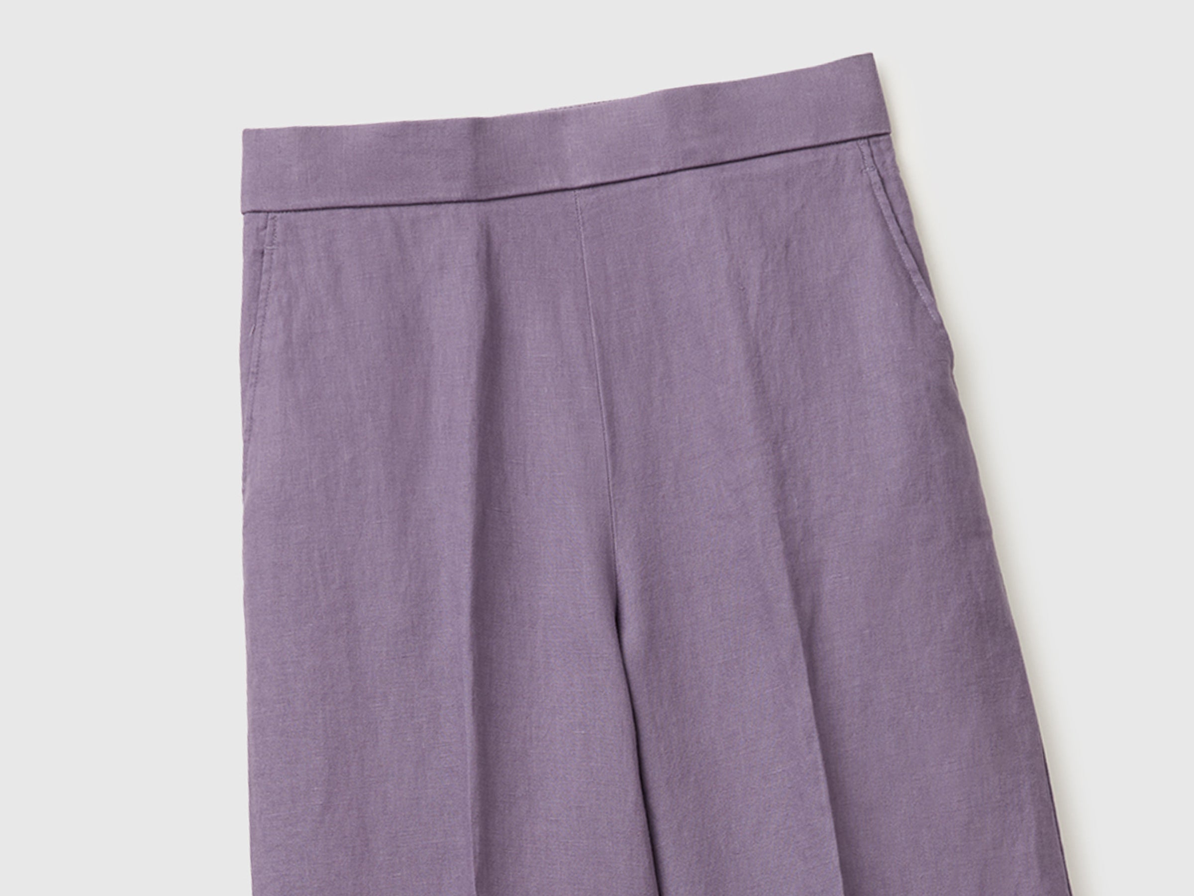 Palazzo trousers in pure linen - ucb_image_FY