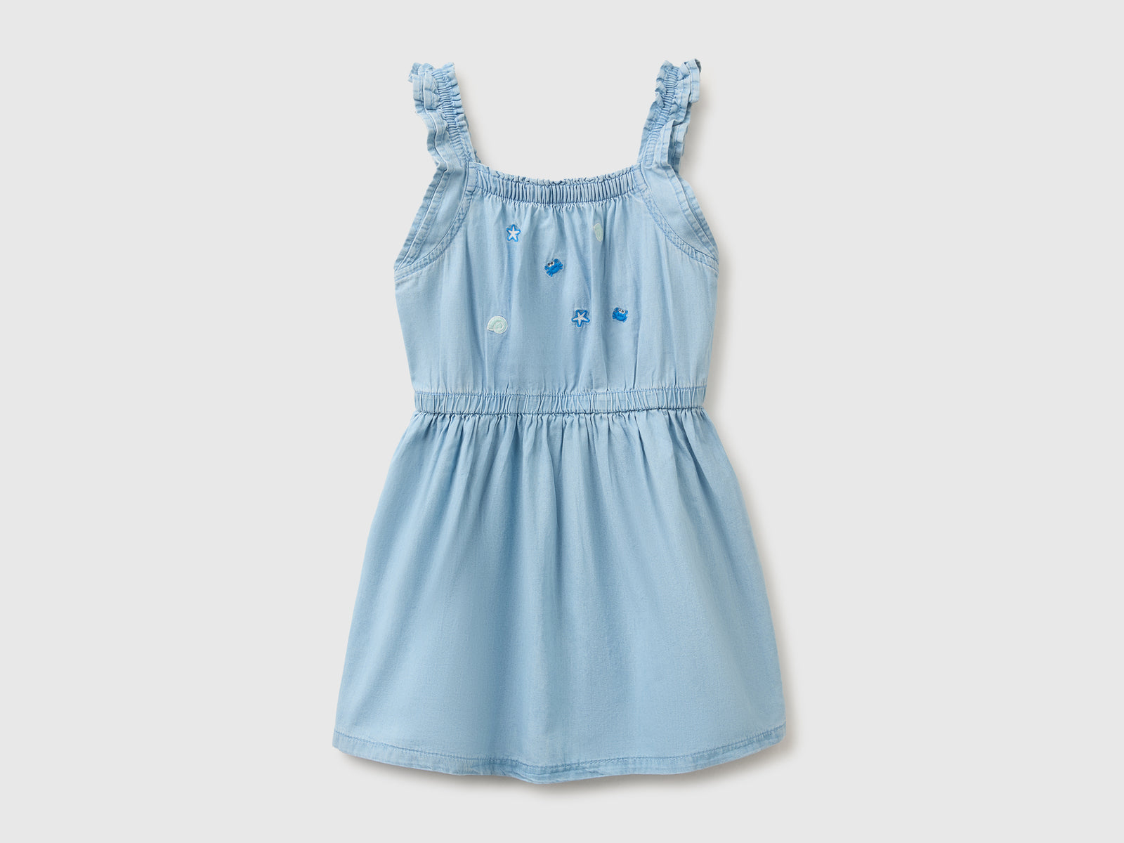 Vestido em chambray com bordados - ucb_image_FS