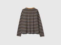 T-shirt às riscas com gola lurex - ucb_image_BS