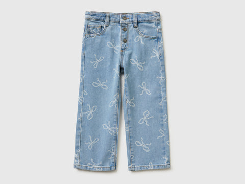 Slim fit jeans with bow print - ucb_image_FS