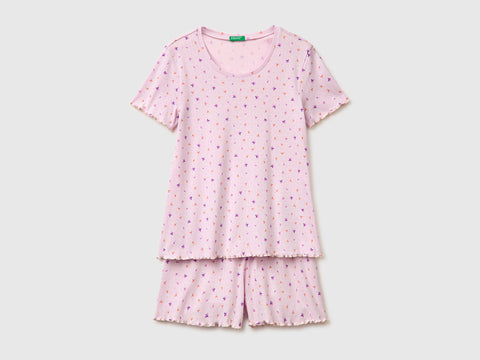 Ribbed patterned short pyjamas - ucb_image_FS