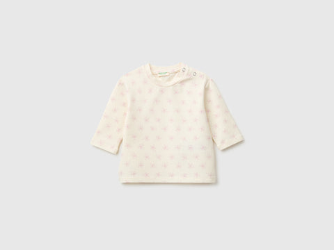 T-shirt com estampa de laços em algodão stretch  - ucb_image_FS