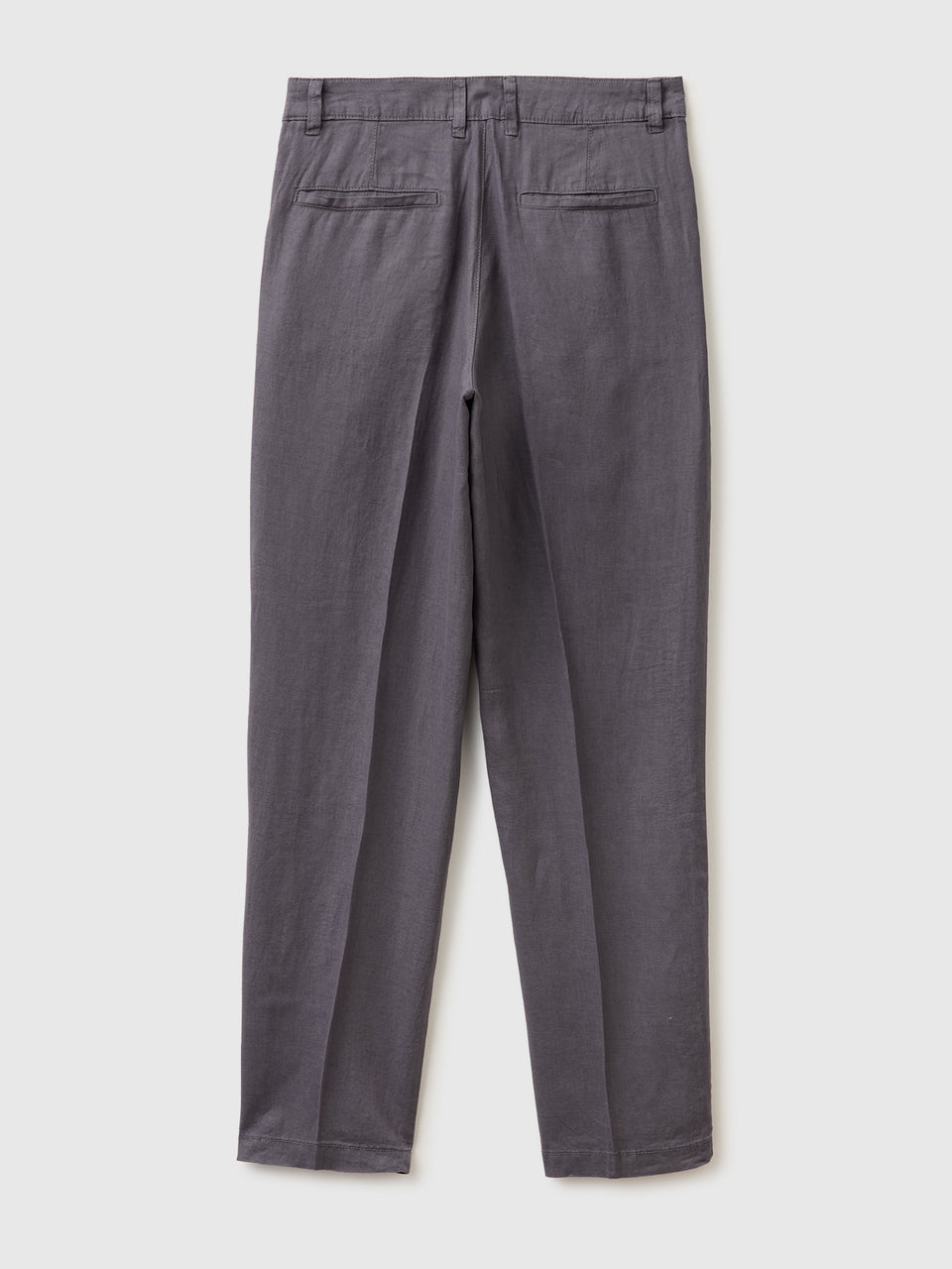 Straight chinos in pure linen - ucb_image_BS