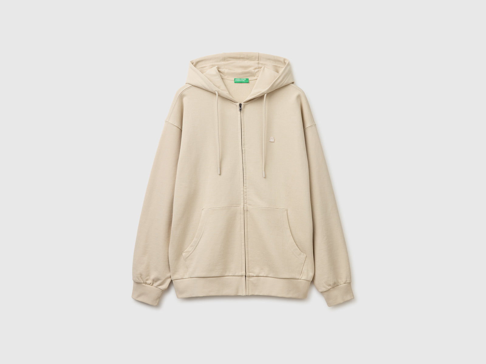 Cotton sweatshirt with zip and hood - ucb_image_FS