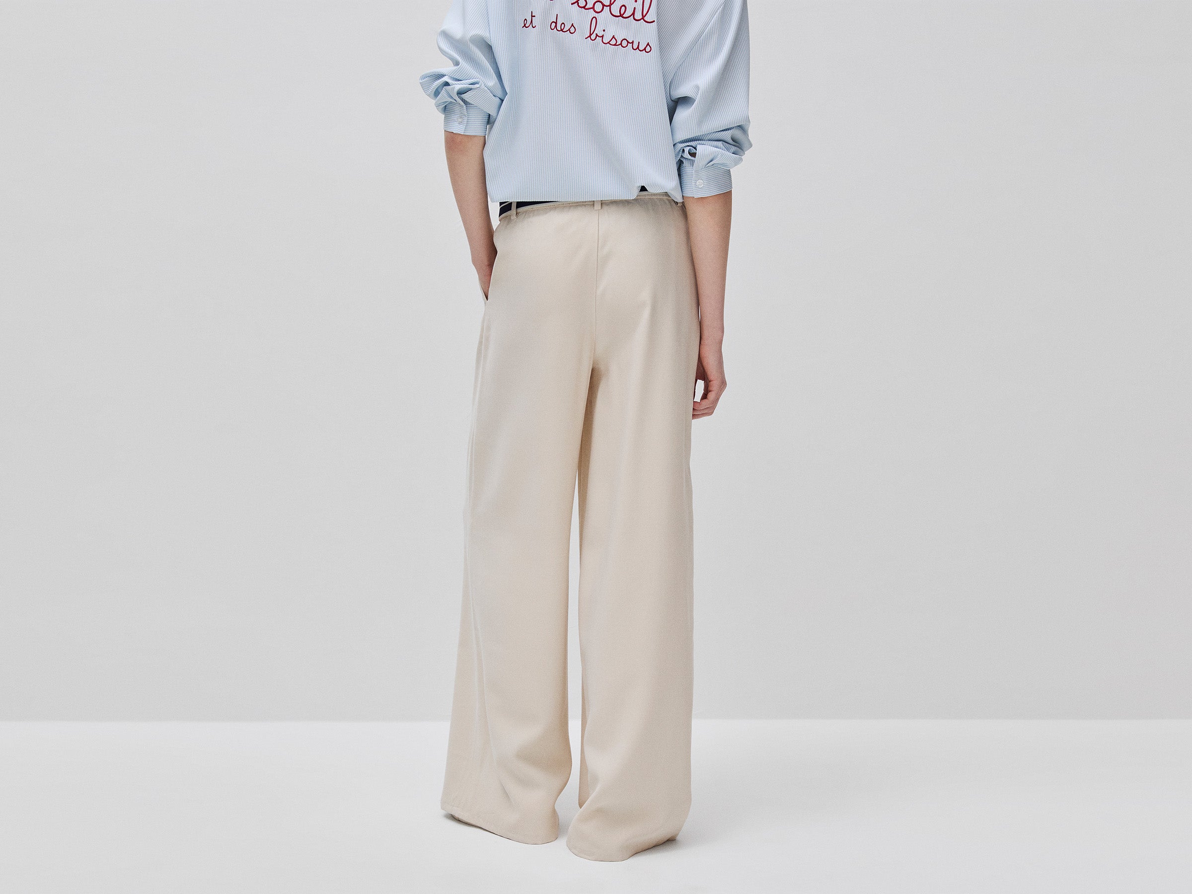 Calças com cinto riscado - ucb_image_B