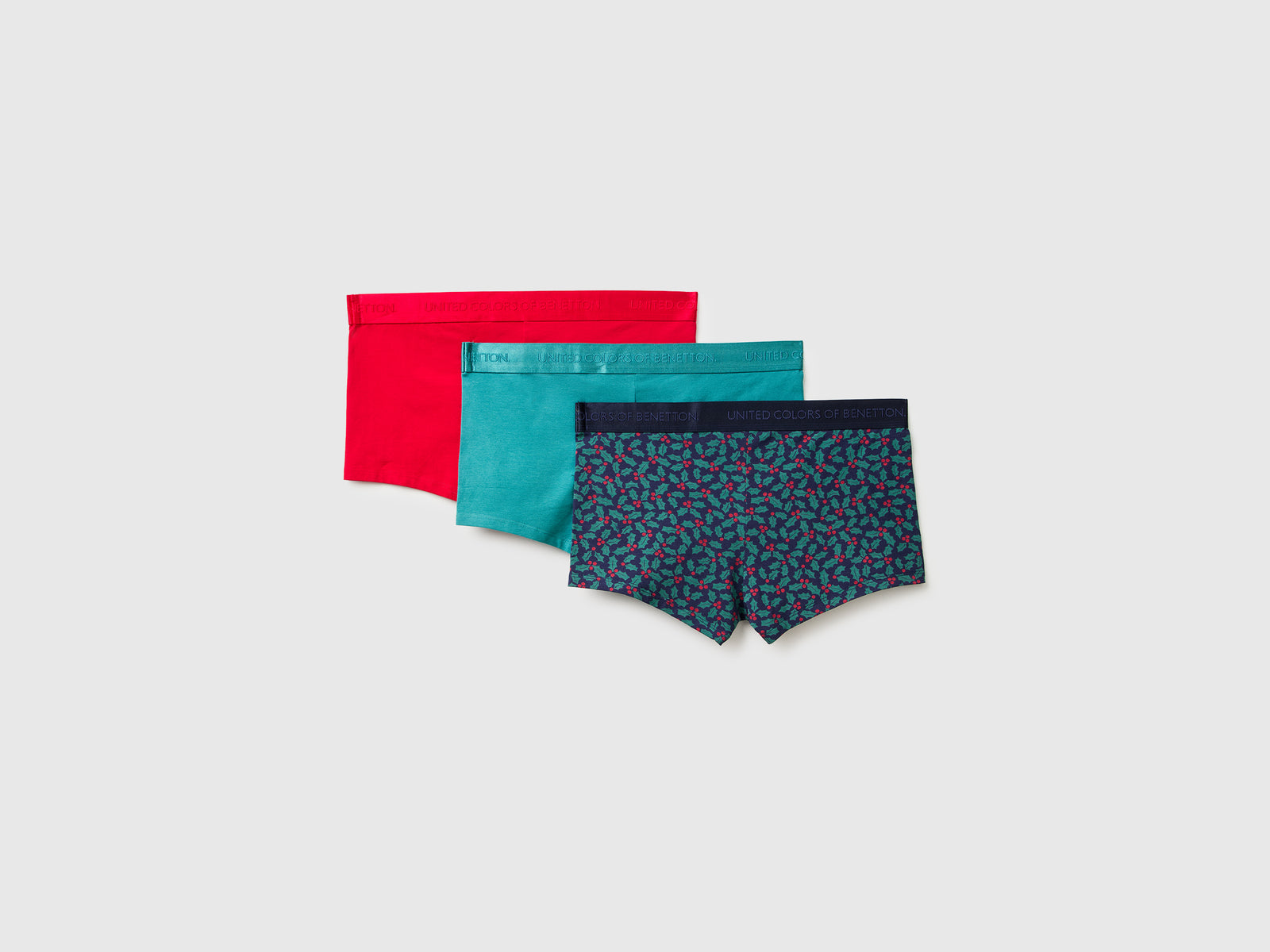 Três boxers de Natal em algodão stretch - ucb_image_BS
