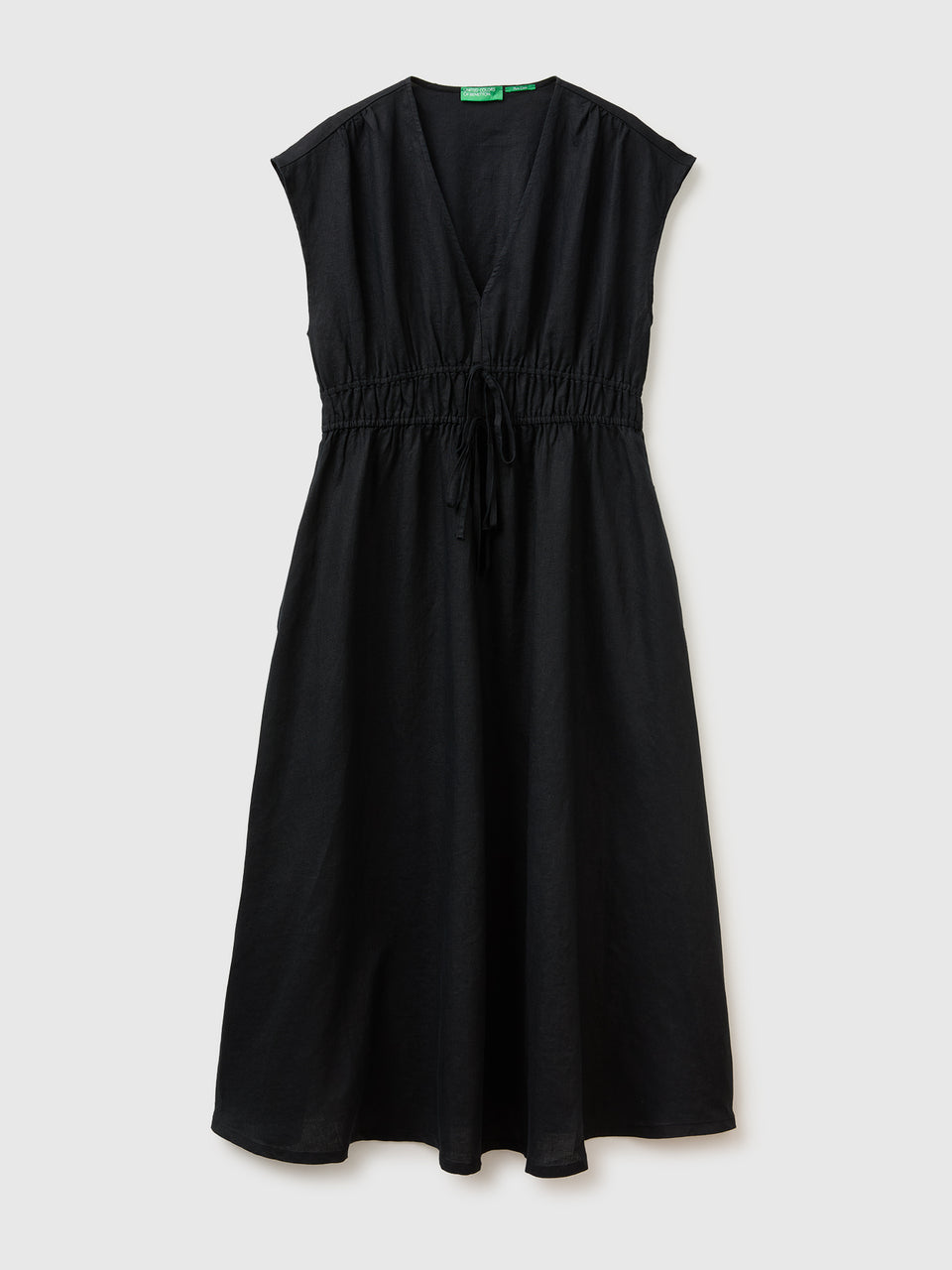 Vestido evasé em linho puro - ucb_image_FS