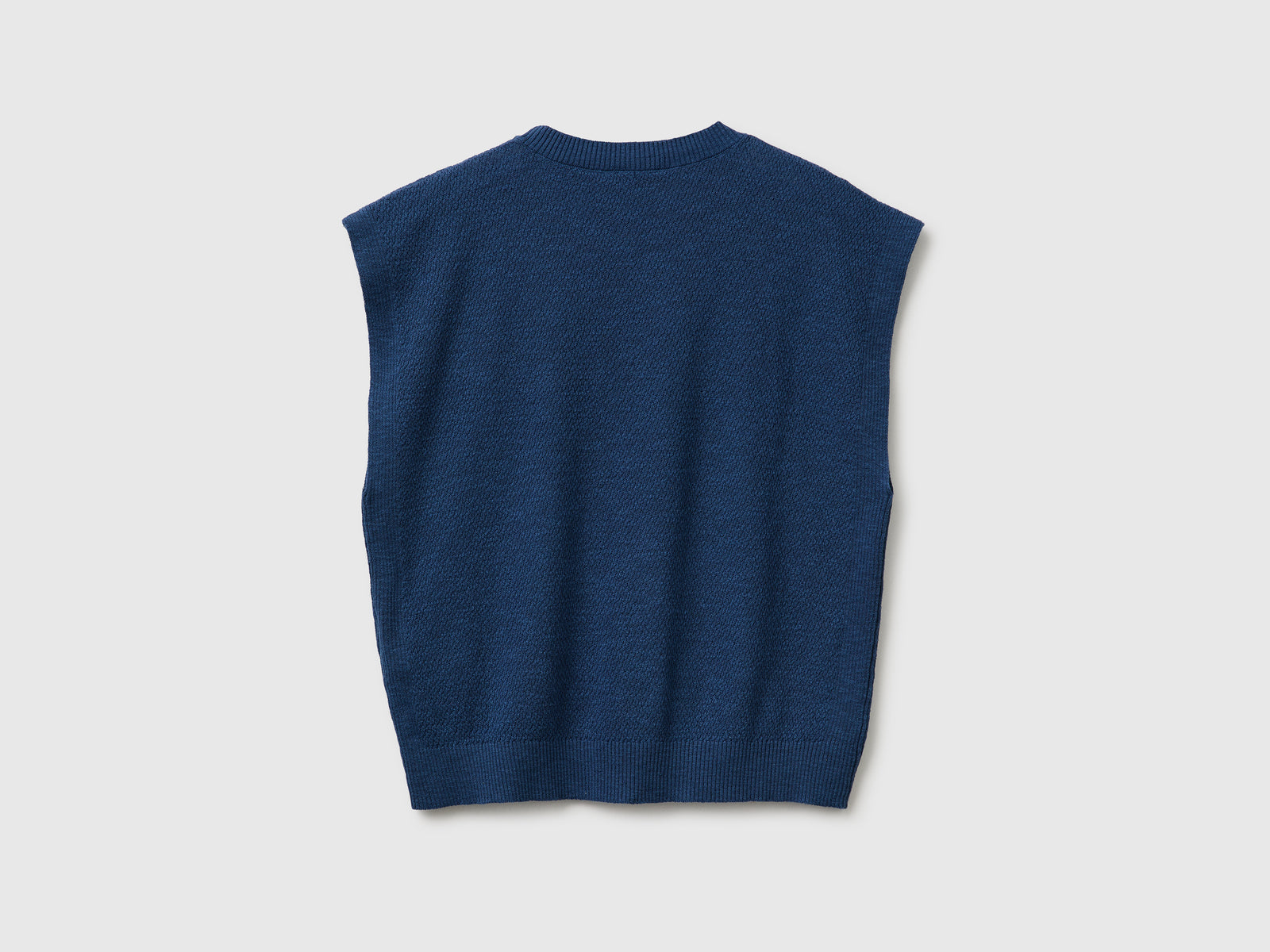 Sleeveless linen blend sweater - ucb_image_BS