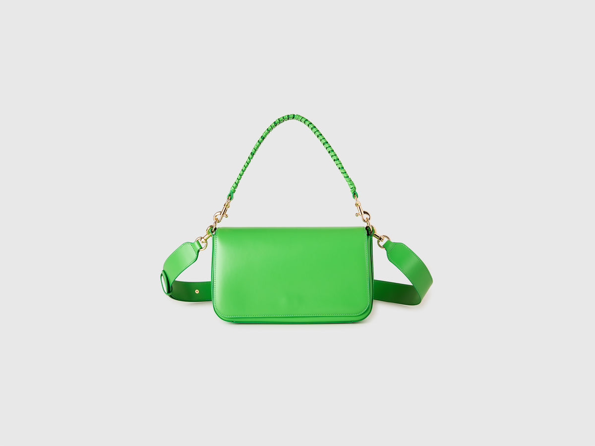 Be Bag green with woven handle - ucb_image_FS