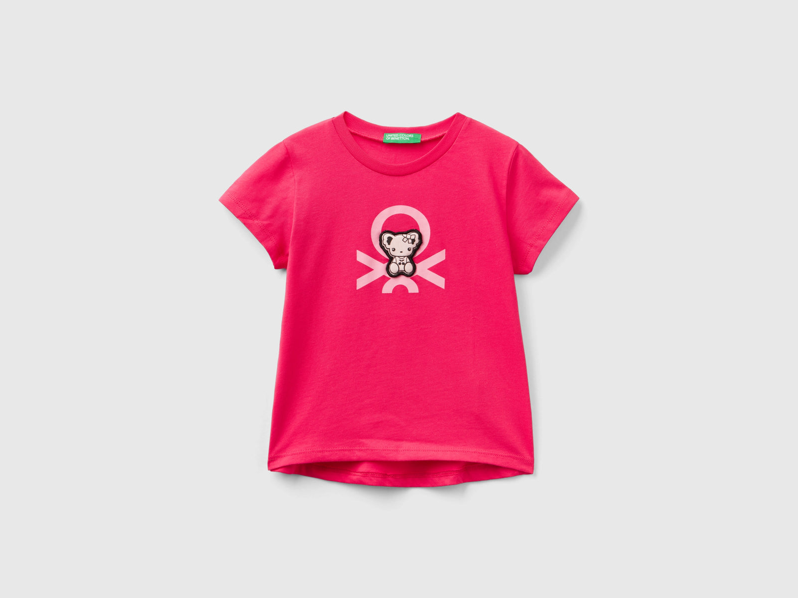T-shirt em algodão orgânico com estampa logótipo - ucb_image_FS