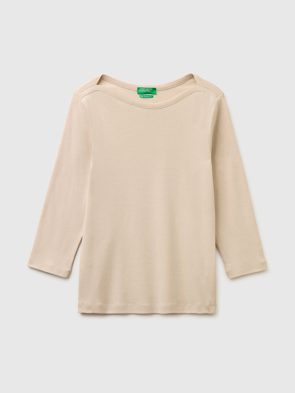 Slim fit t-shirt with boat neck - ucb_image_FS