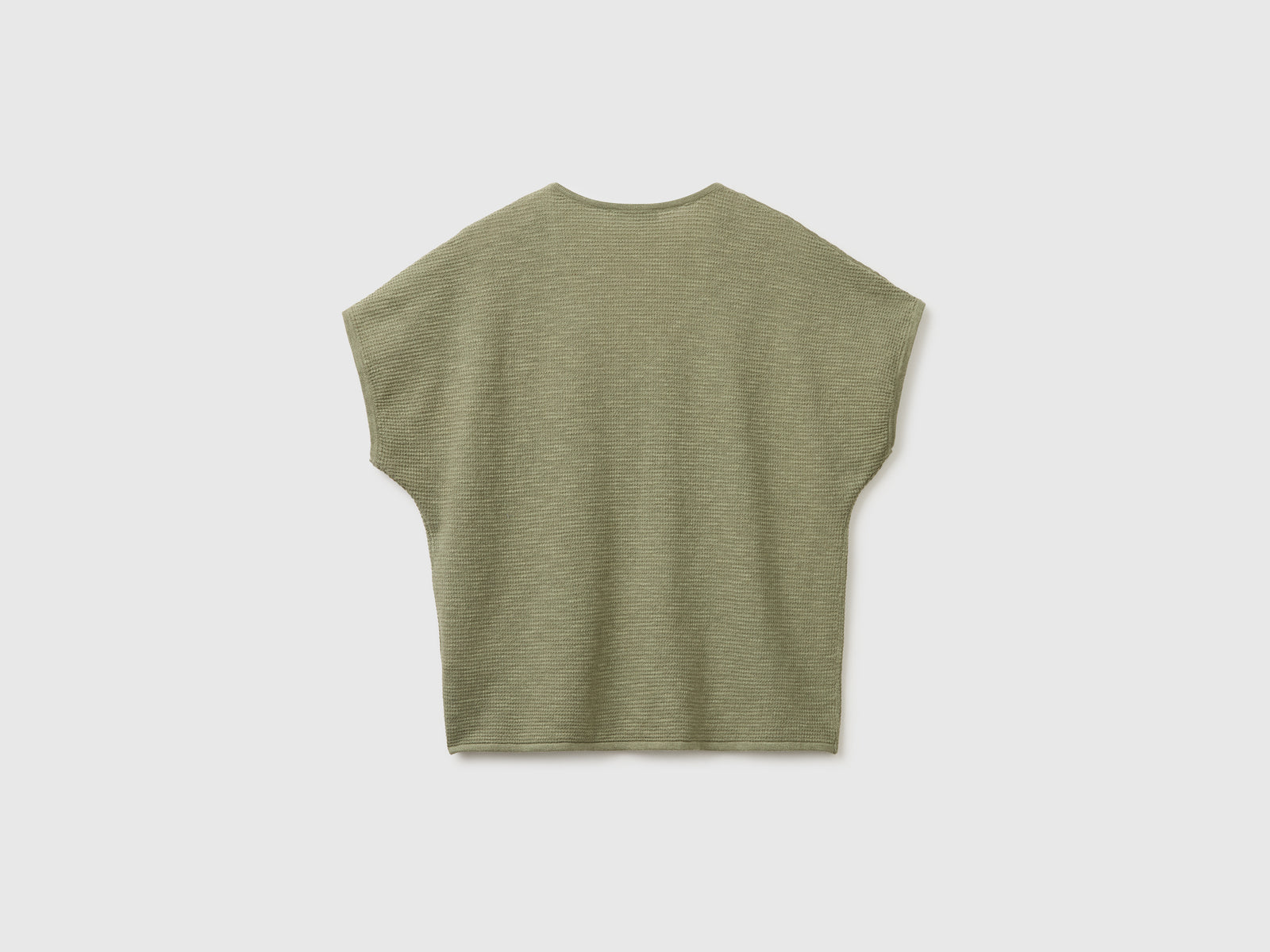 V-neck sweater in linen blend - ucb_image_BS