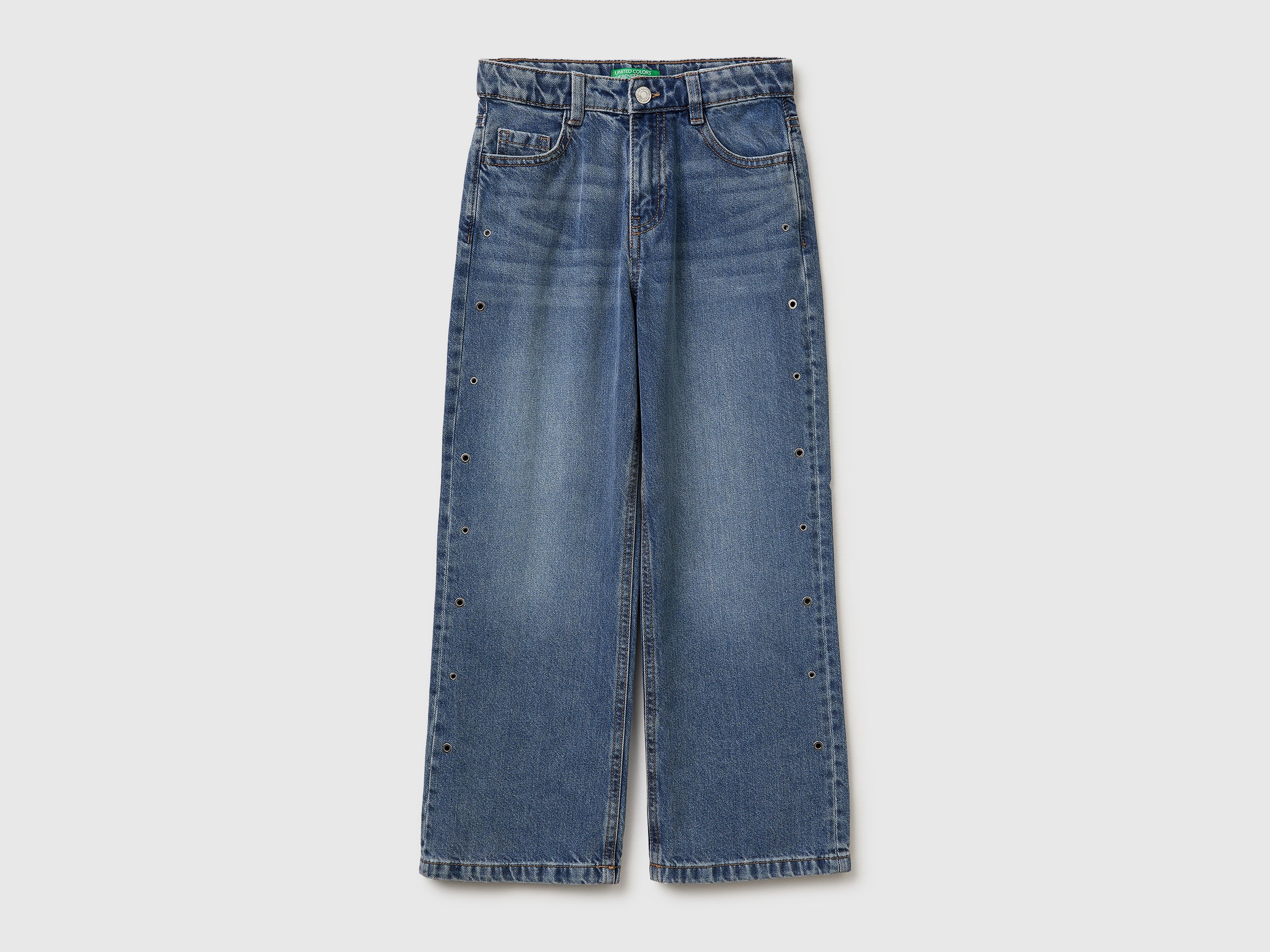 Jeans straight com ilhoses - ucb_image_FS