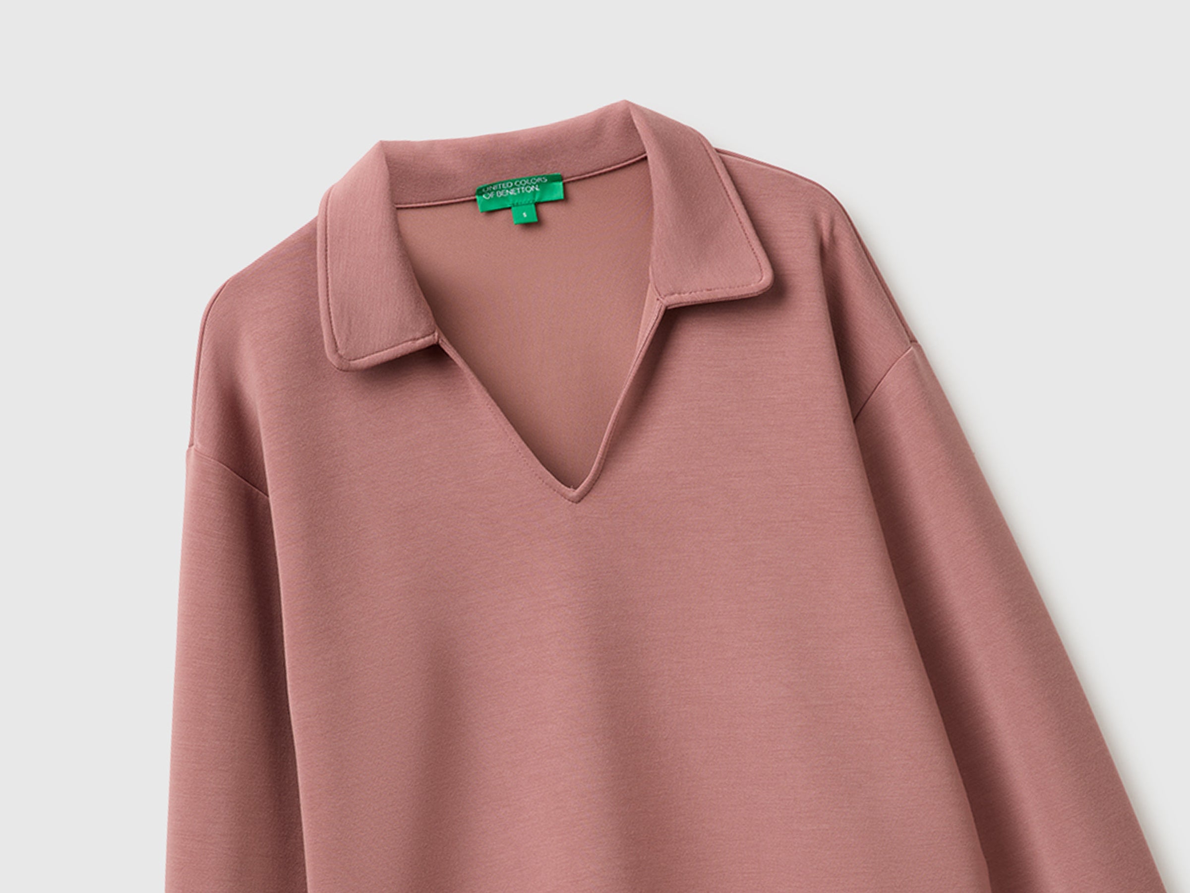 Sweat fluida com gola estilo polo - ucb_image_FY