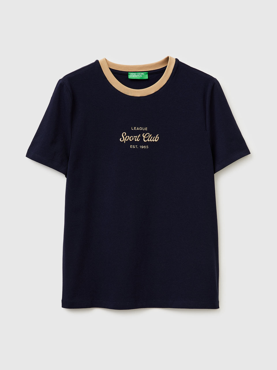 T-shirt with embroidered crest - ucb_image_FS