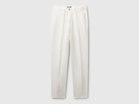 Chinos slim fit em algodão branco nata - ucb_image_FS