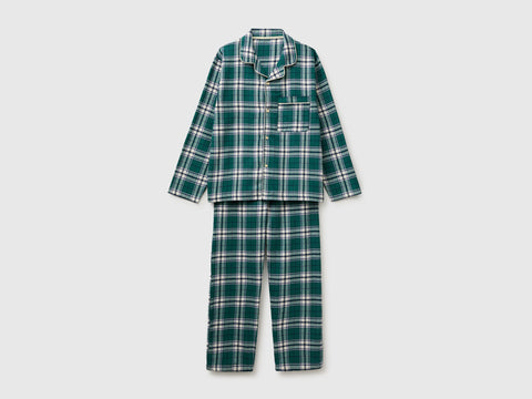 Pijama aberto em flanela aos quadrados - ucb_image_FS