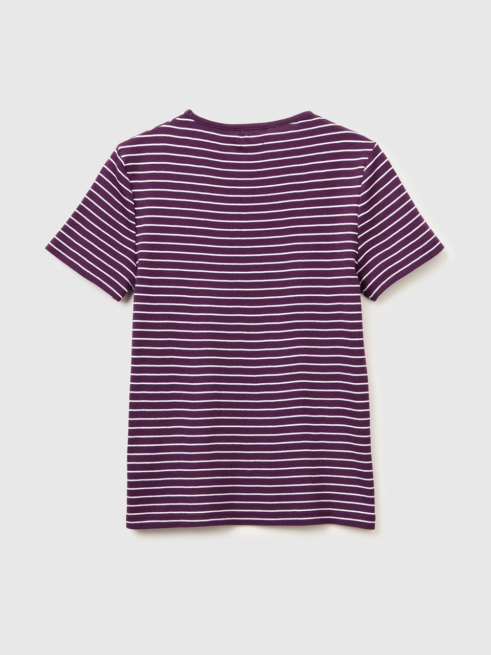 T-shirt de gola redonda às riscas - ucb_image_BS
