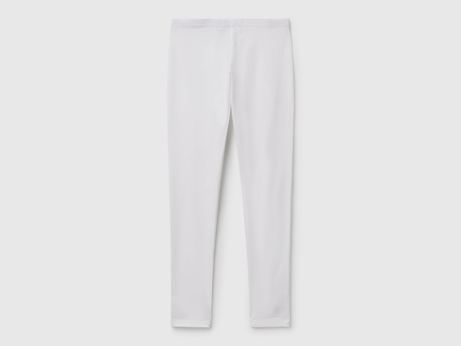 Stretch cotton leggings with logo - ucb_image_FS
