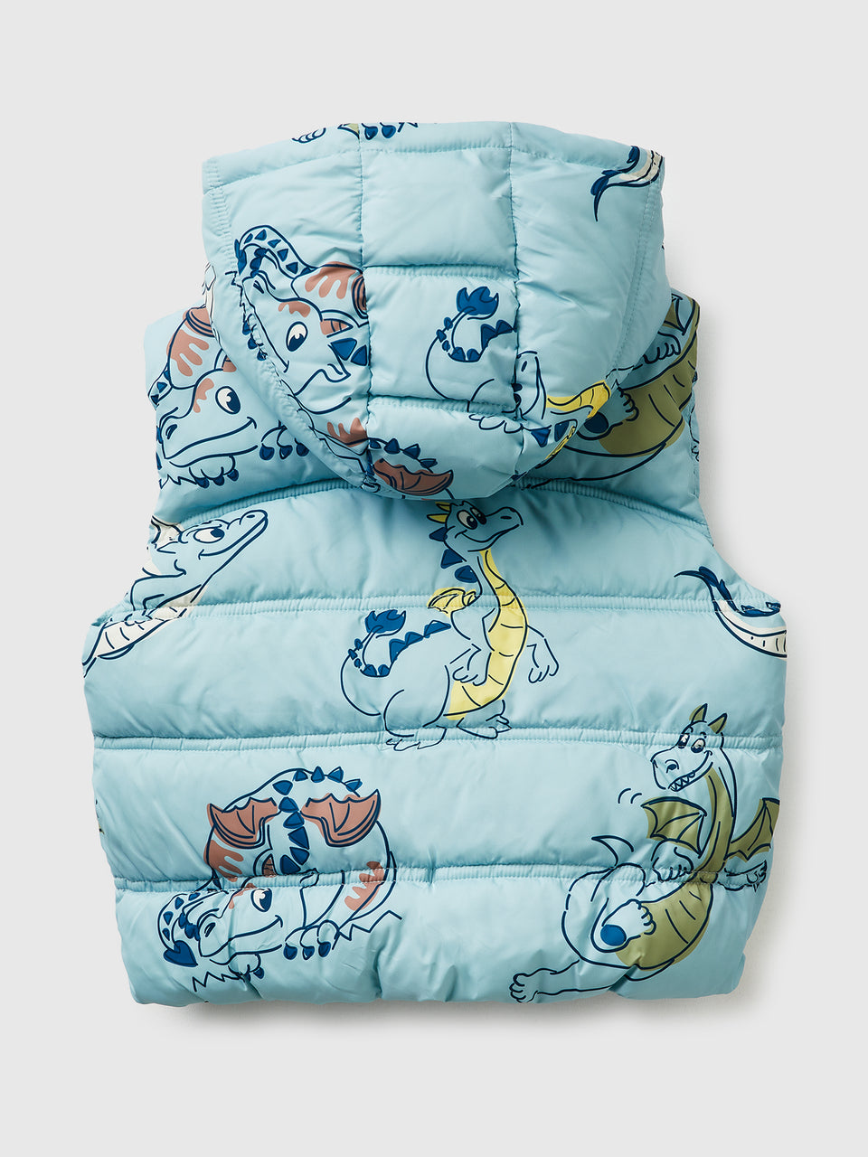Dinosaur print padded vest - ucb_image_BS