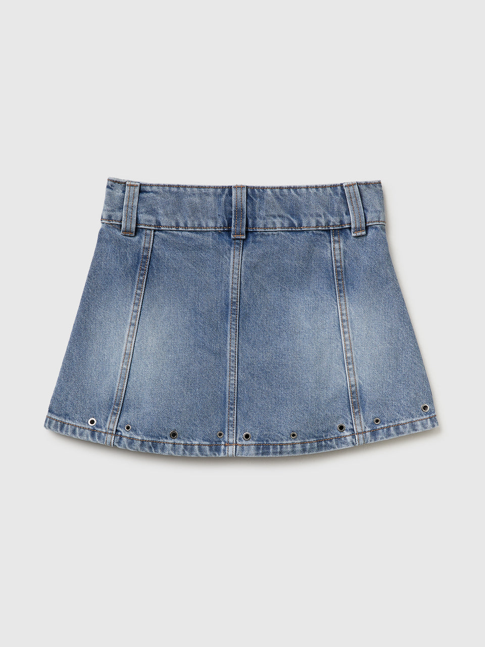 Eyelet denim skirt - ucb_image_BS