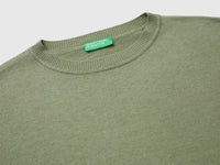 Camisola de gola redonda em algodão e lã - ucb_image_DS1